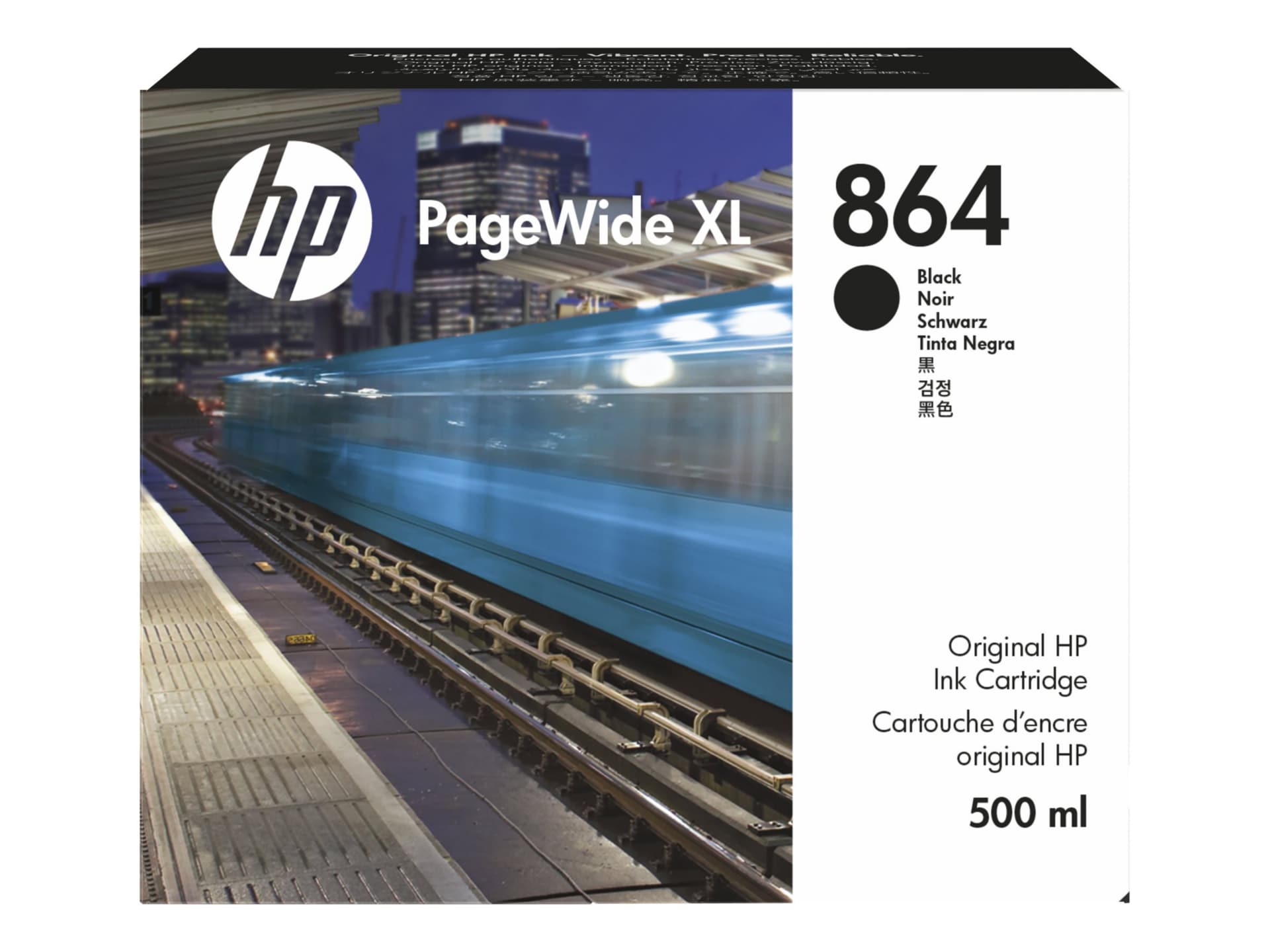 HP 864 Original High Yield Page Wide Ink Cartridge - Black - 1 Pack