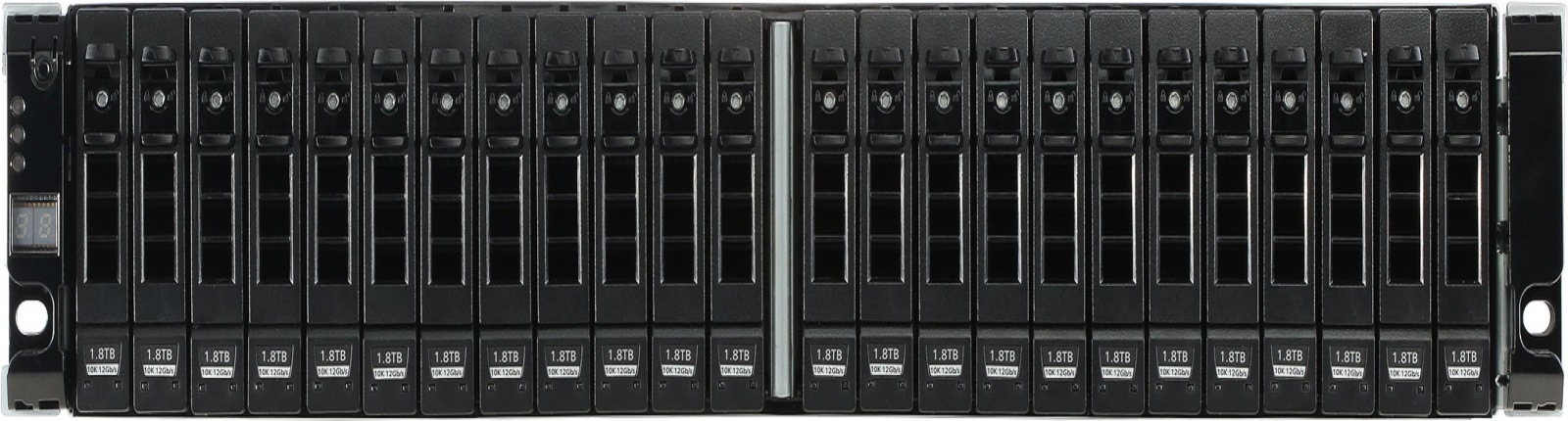 Quantum QXS-424 12G RAID Node - Fibre Channel SFPs - 46.08TB (12x3.84TB) Ra