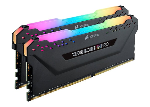 CORSAIR RGB PRO - DDR4 - kit - 32 GB: 2 x 16 - DIMM 288-pin - - CMW32GX4M2E3200C16 - -