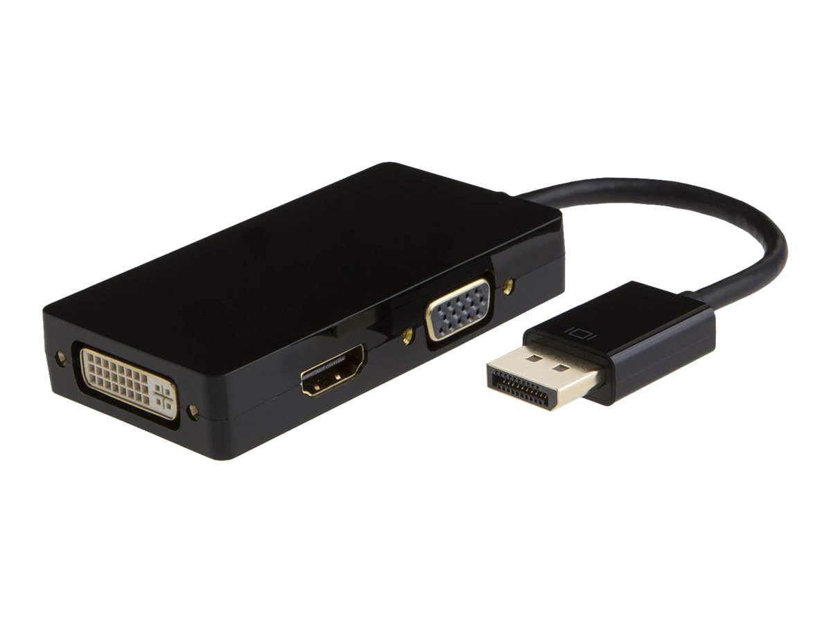 Axiom 3-in-1 Displayport adapter - adapter - DisplayPort / HDMI / DVI / VGA