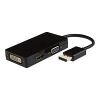 Axiom 3-in-1 Displayport adapter - adapter - DisplayPort / HDMI / DVI / VGA