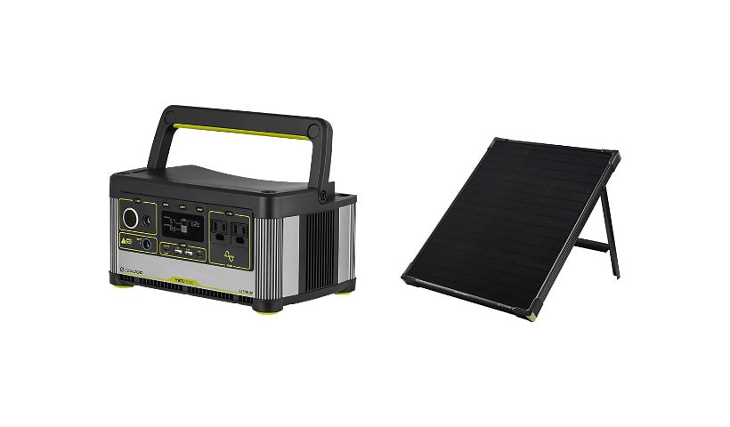 Goal Zero Yeti 500X - Solar Generator Kit - external battery pack - 300 Watt - Li-Ion - 46.8 Ah - 505 Wh - with Boulder
