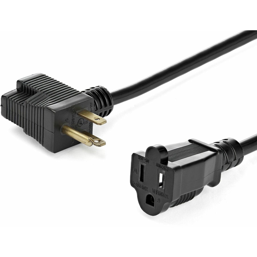 StarTech.com 1ft (0.3m) Short Extension Cord, 5-15P/R to 5-15R, 16AWG