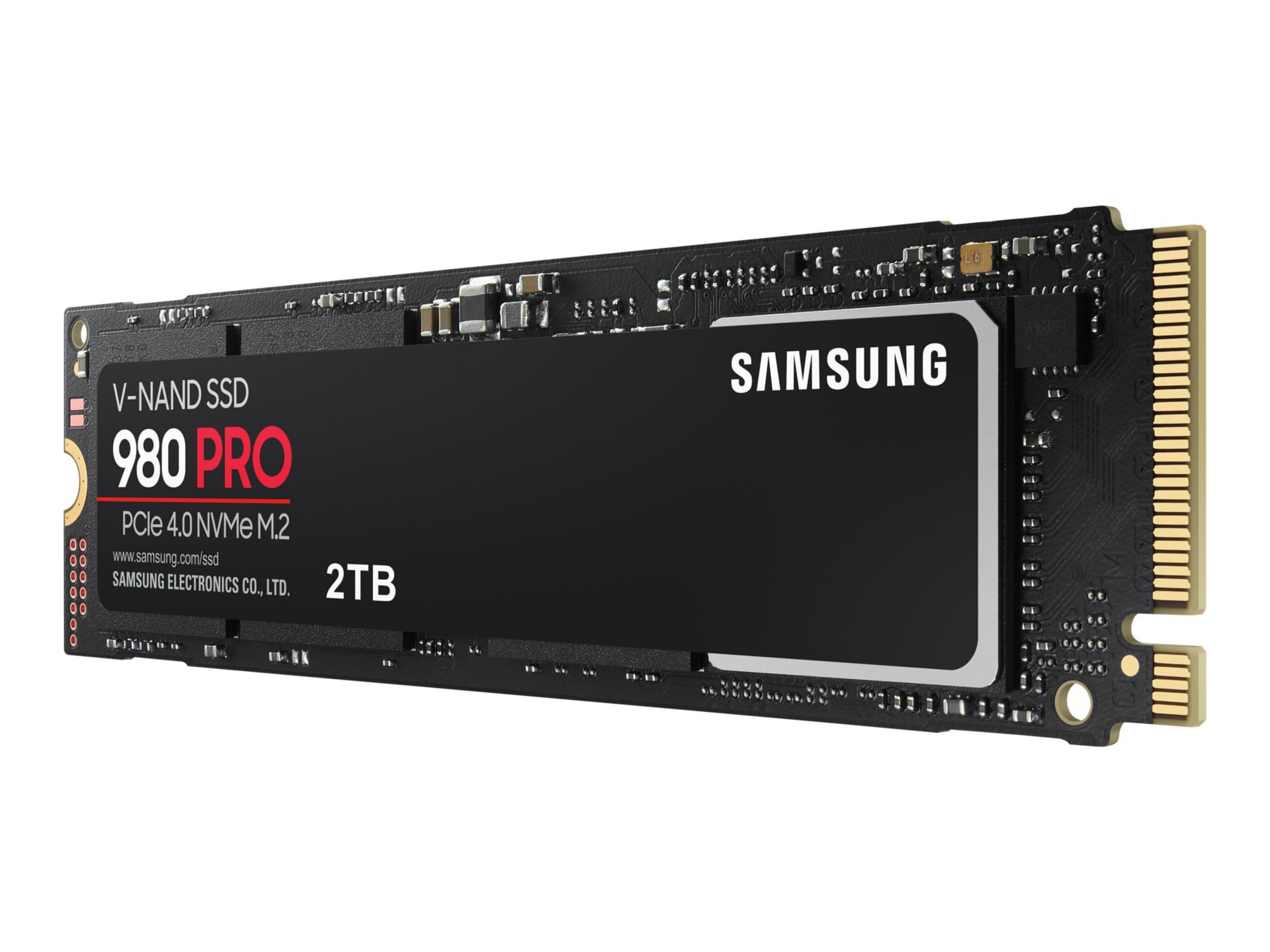 Samsung 980 MZ-V8P2T0B - SSD - 2 TB - PCIe 4.0 x4 (NVMe) - MZ-V8P2T0B/AM - -