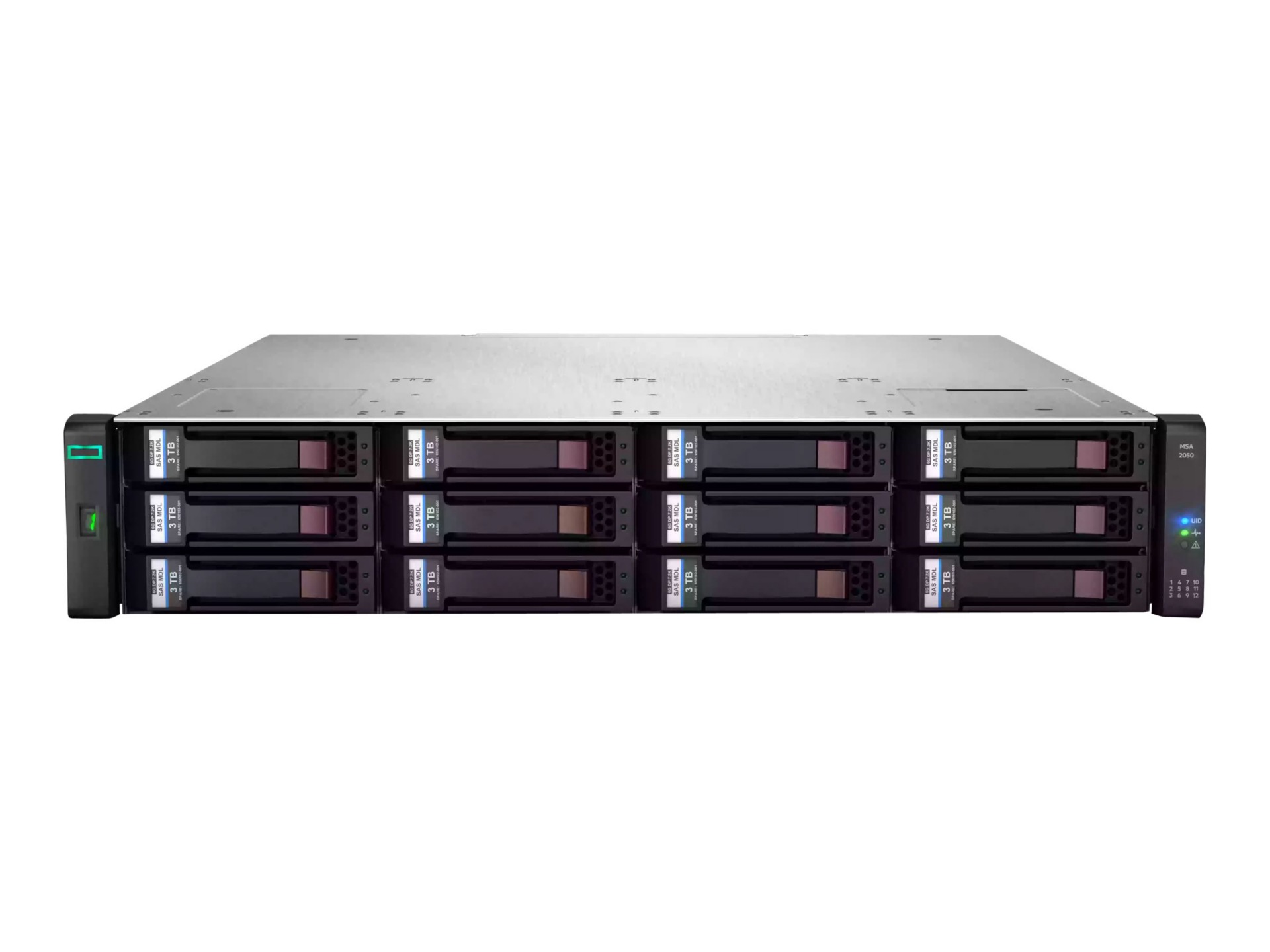 HPE Modular Smart Array 2050 SAN Dual Controller SFF Storage - hard drive array