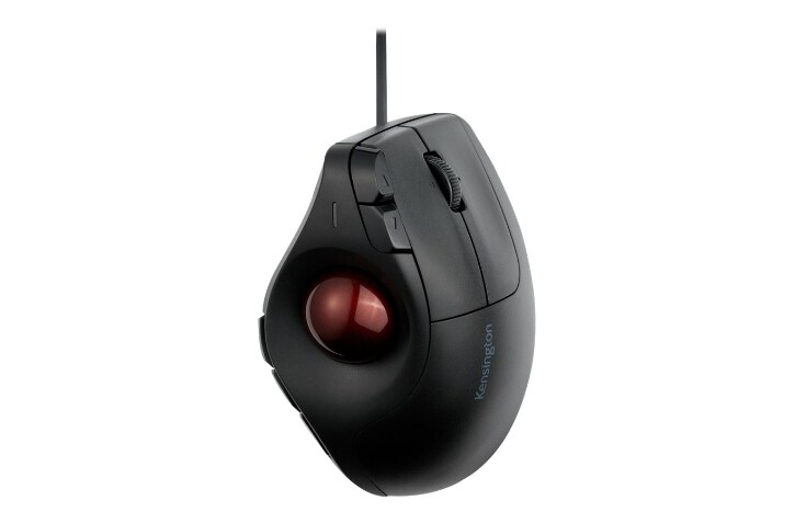 Kensington Pro Fit Ergo Vertical Wired Trackball - trackball - USB - black