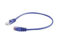 Quiktron Value Series patch cable - 5 ft - purple