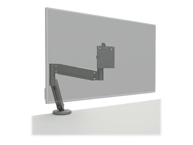 Chief Koncis Desk Mount Single Monitor Arm - For 10-32 Inch Monitors - VESA Monitor Mount - Silver