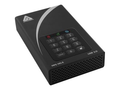 Apricorn Aegis Padlock DT ADT-3PL256F-18TB - hard drive - 18 TB - USB 3.2 G