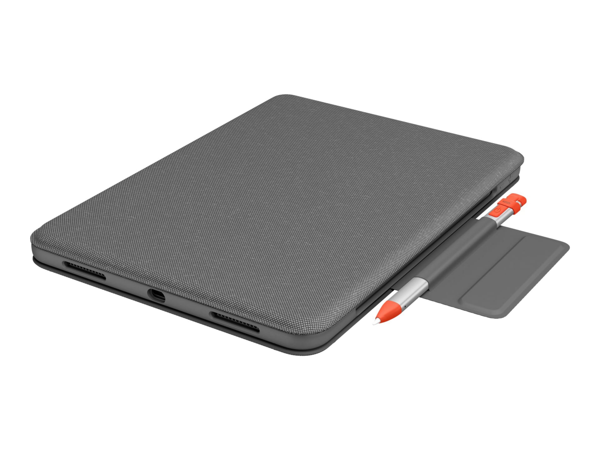 Logitech Folio Touch - clavier et étui - avec trackpad - gris oxford