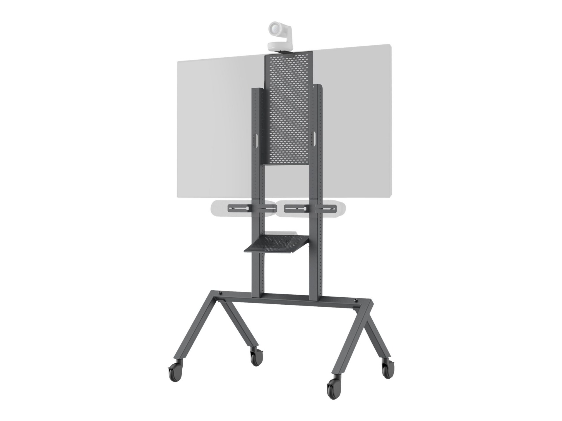 Heckler AV chariot - pour système de vidéoconférence / écran LCD - gris noir