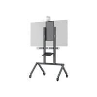 Heckler AV cart - for LCD display / video conferencing system - black gray