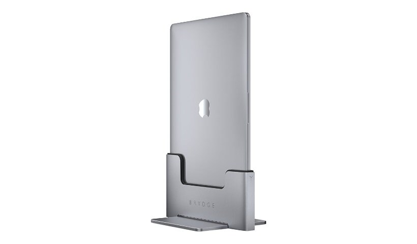 Brydge Vertical Dock - station d'accueil + support pour ordinateur portable - 2 x Thunderbolt