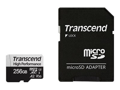 Transcend High Performance 330S - flash memory card - 256 GB - microSDXC UHS-I
