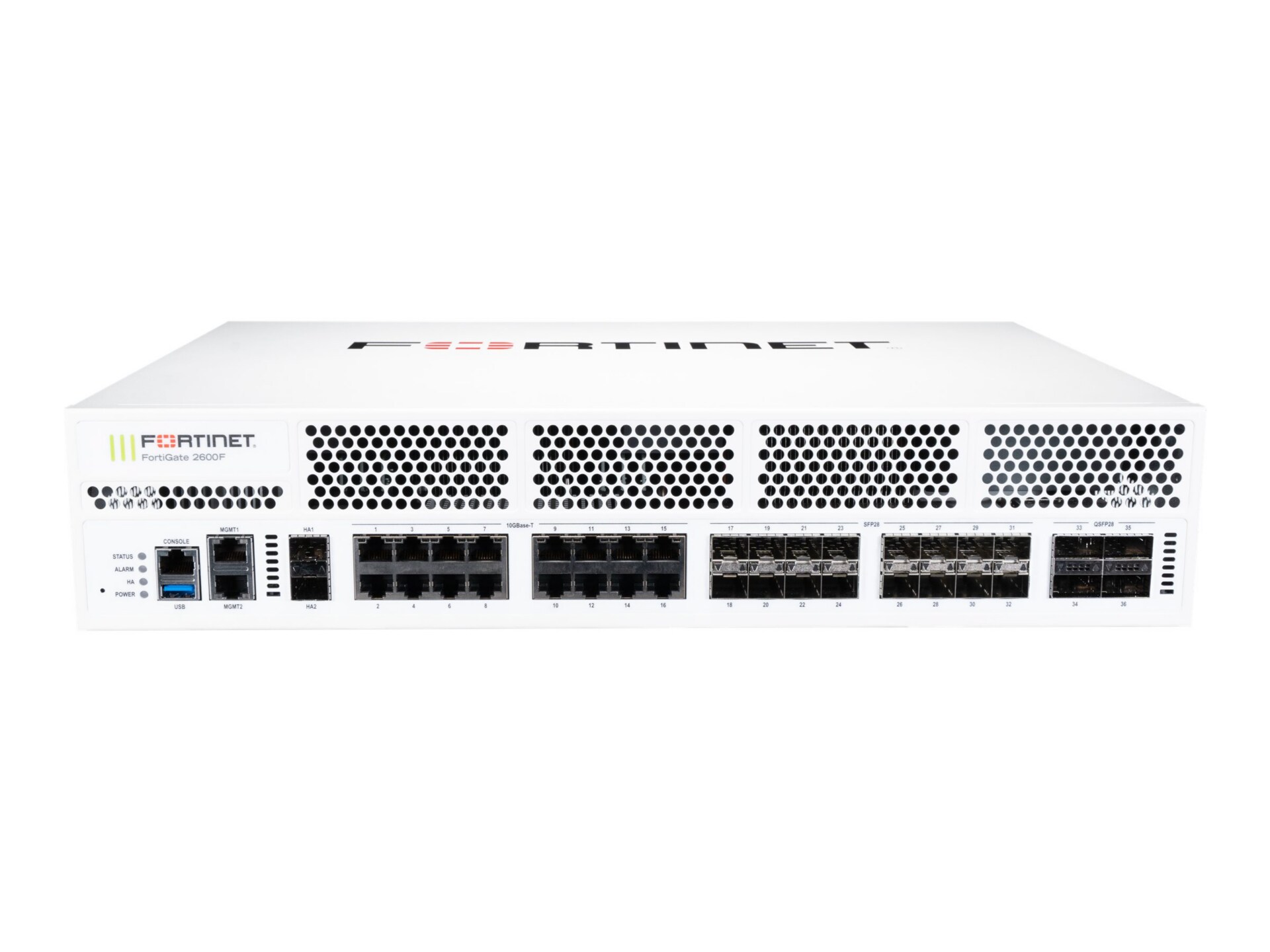 Fortinet FortiGate 2601F - security appliance - with 3 years FortiCare 24X7 Comprehensive Support + 3 years FortiGuard