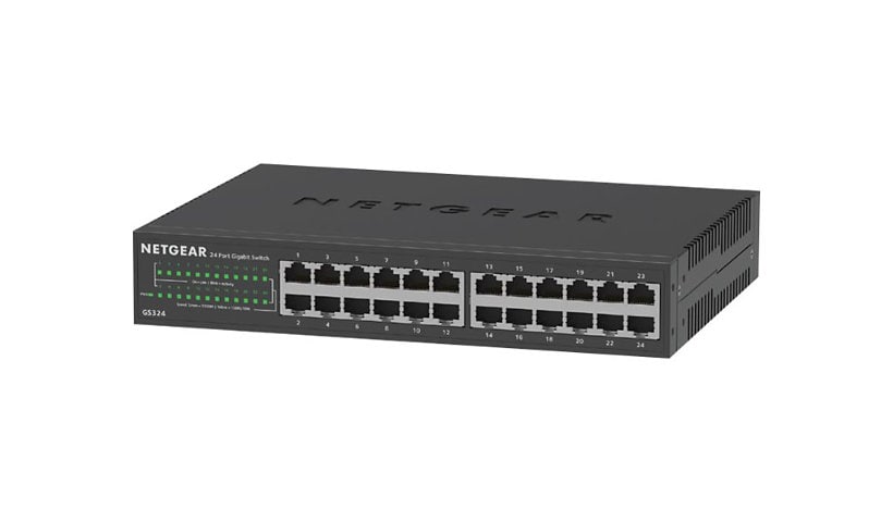 NETGEAR 24-port Gigabit Unmanaged Switch for plug-and-play connectivity - s