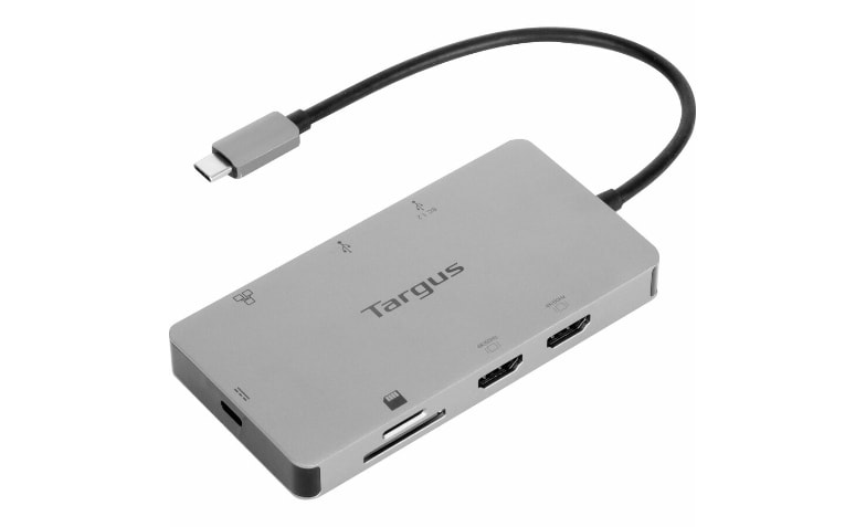 USB-C Multi-Port Single Video Adapter and Card Reader with 100W PD Pas –  Targus AP