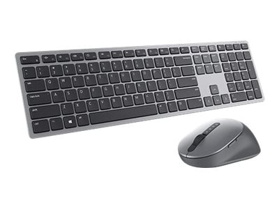 Dell Premier Multi-Device KM7321W - ensemble clavier et souris - QWERTY - Anglais - gris titan