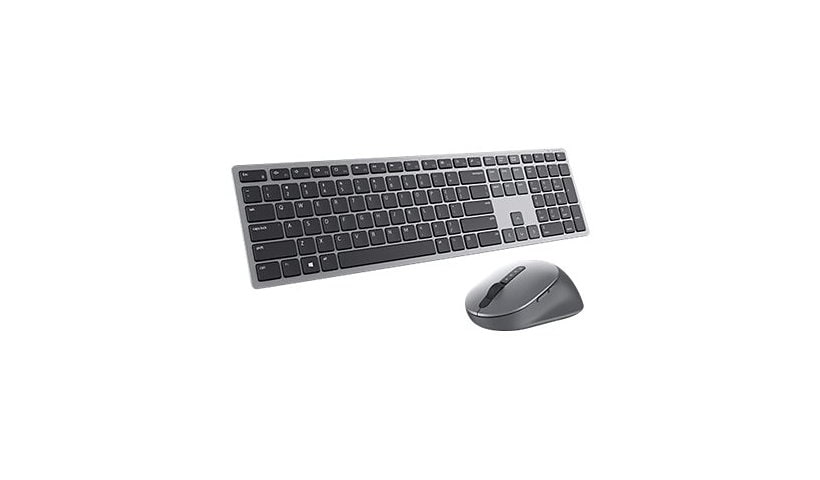 Dell Premier Multi-Device KM7321W - ensemble clavier et souris - QWERTY - Anglais - gris titan