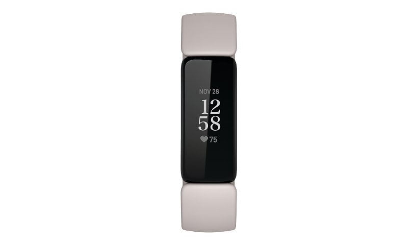 Fitbit Inspire 2 - black - activity tracker with band - lunar white