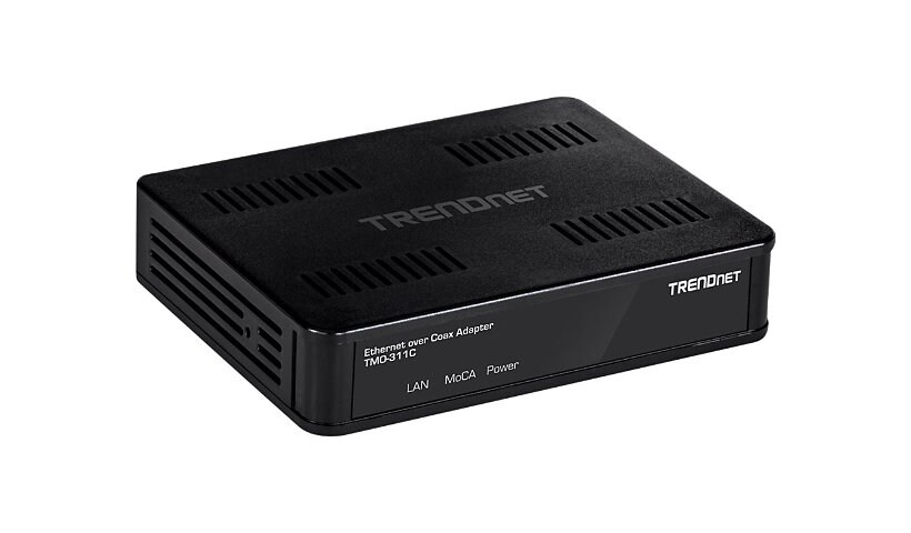 TRENDnet TMO-311C - media converter - 10Mb LAN, 100Mb LAN, GigE, MoCA 2.0 - TAA Compliant