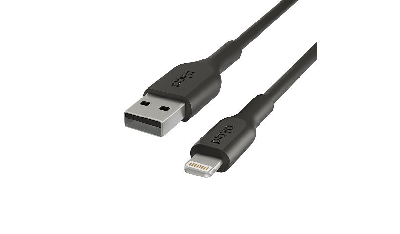Playa by Belkin Lightning to USB-A Charge Cable MFi-Certified - 3ft - Black