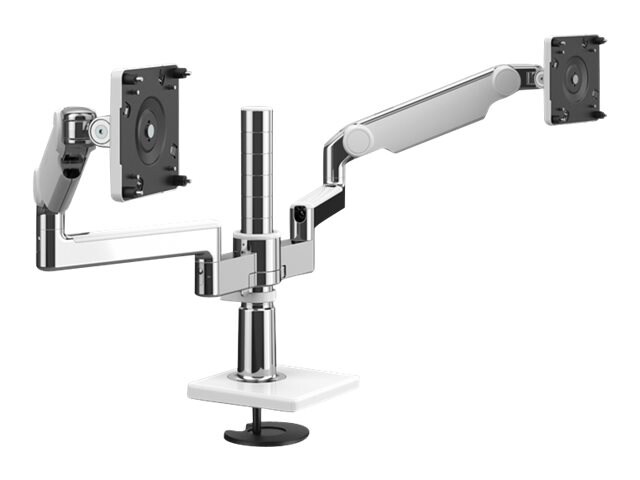 Humanscale M/FLEX M2.1 - mounting kit - adjustable dual arms - for 2 LCD di