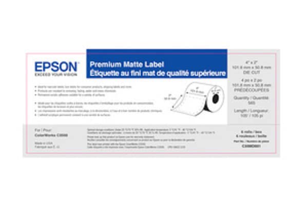 Epson - continuous labels - matte - 6 roll(s) -