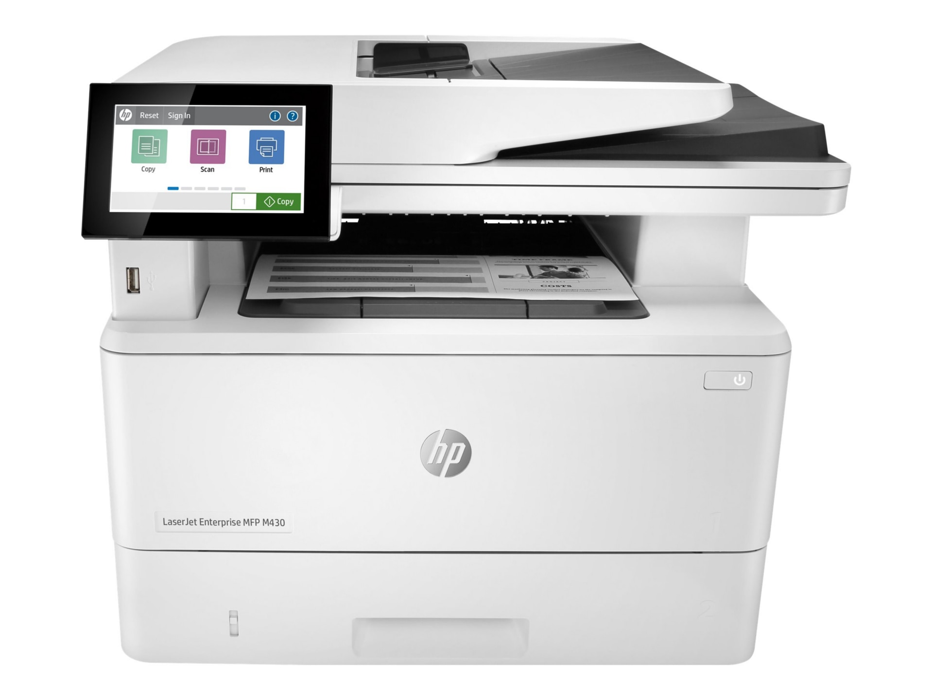HP LaserJet M430f Laser Multifunction Printer