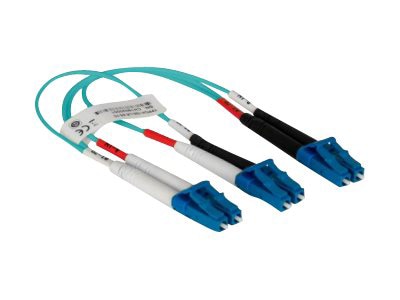 Ixia Patch Tap - network splitter - 0.25 m - aqua