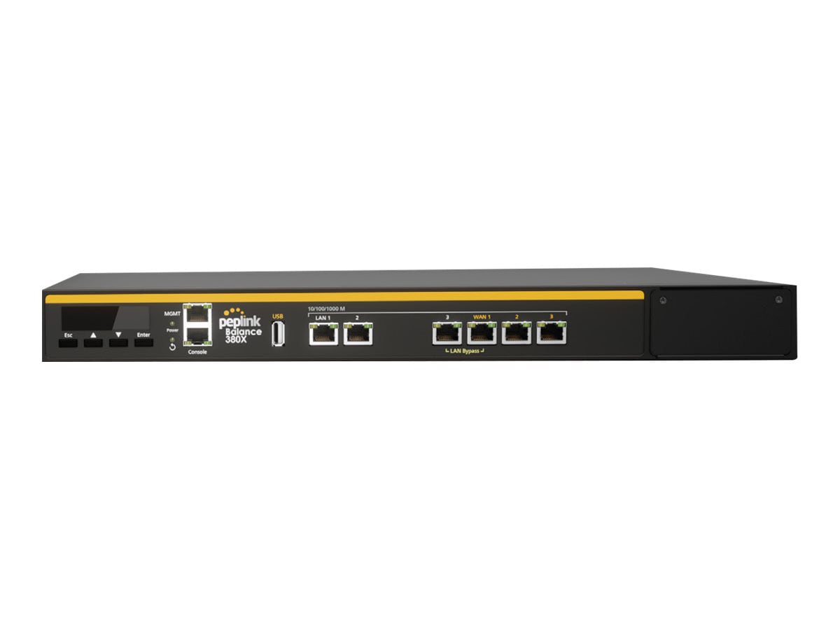 PePLink Balance 380X - router - rack-mountable