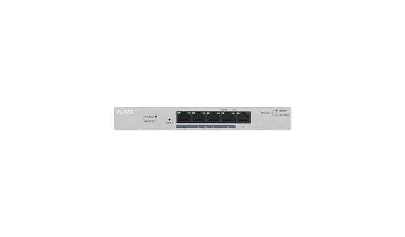 Zyxel GS1200-5HP - switch - 5 ports - managed