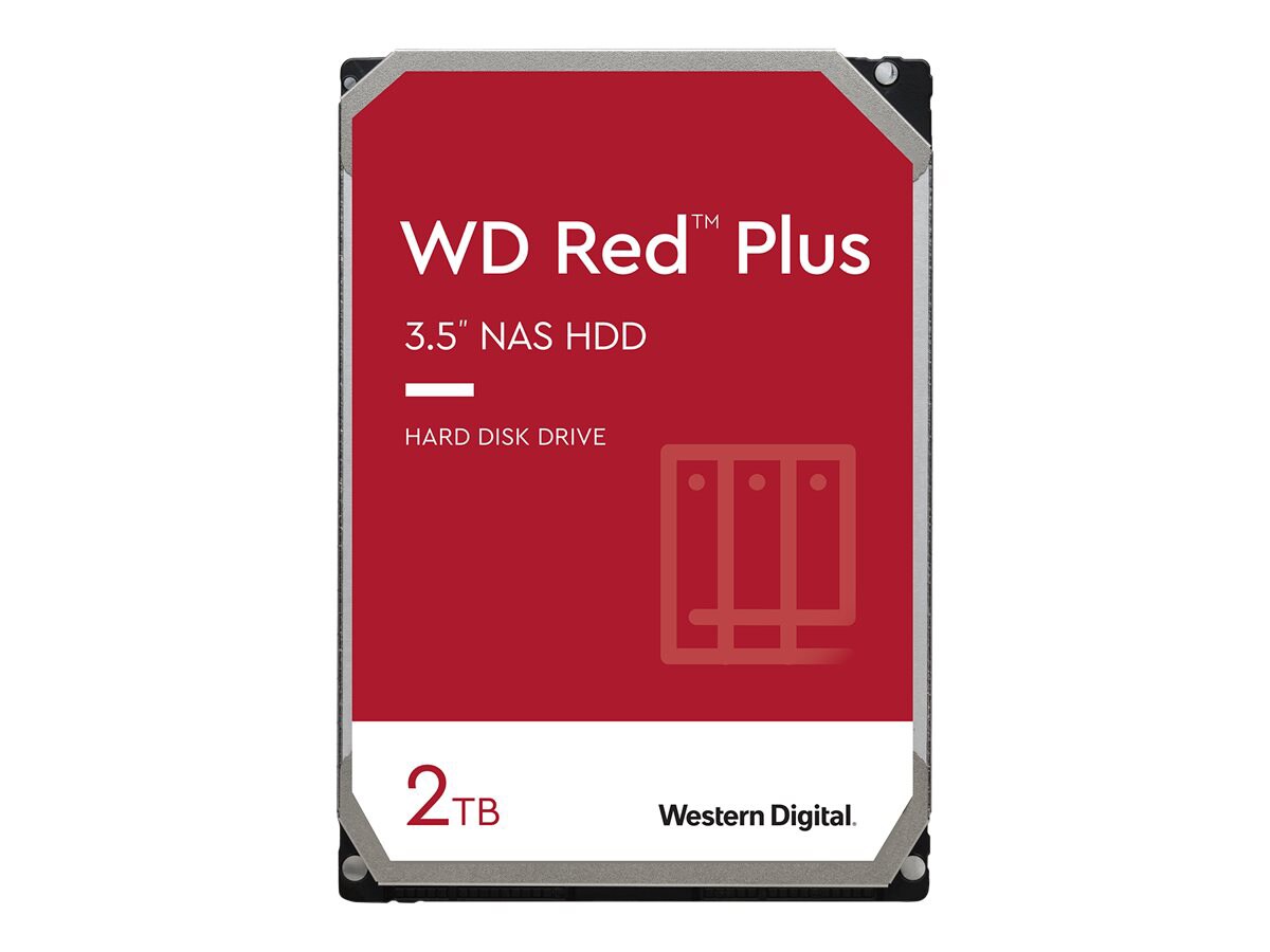 WD Red Plus WD20EFZX - hard drive - 2 TB - SATA 6Gb/s