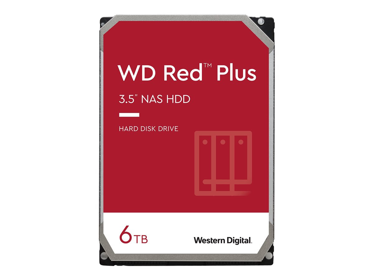 WD 6TB RED PLUS 5.4K 3.5" SATA