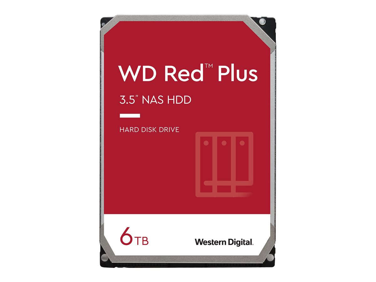 WD 6TB RED PLUS 5.4K 3.5" SATA