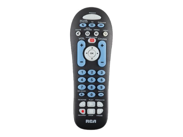 RCA RCR313BE universal remote control - black