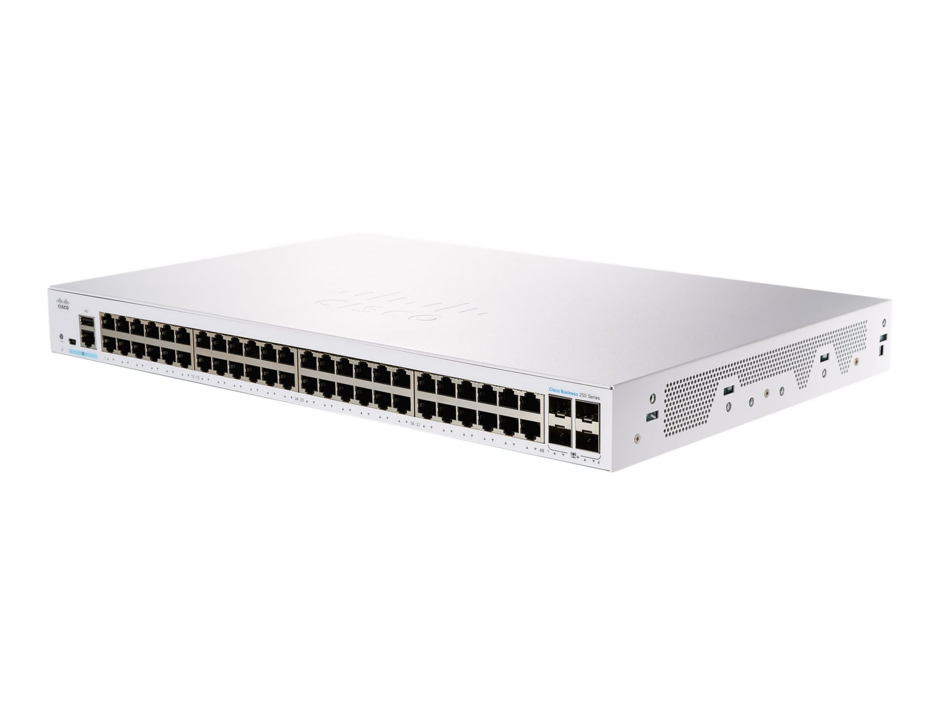 Cisco Business 250 Series CBS250-48T-4X - commutateur - 48 ports - intelligent - Montable sur rack