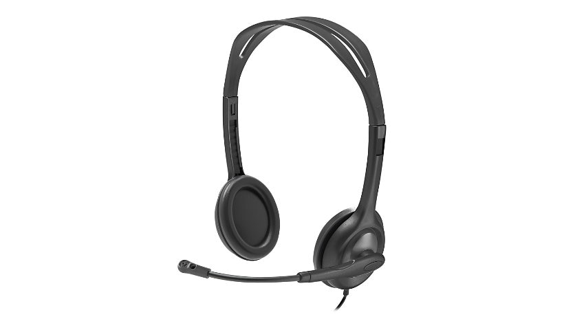 Logitech H111 Stereo Headset with 3.5 mm Audio Jack for Education - headset