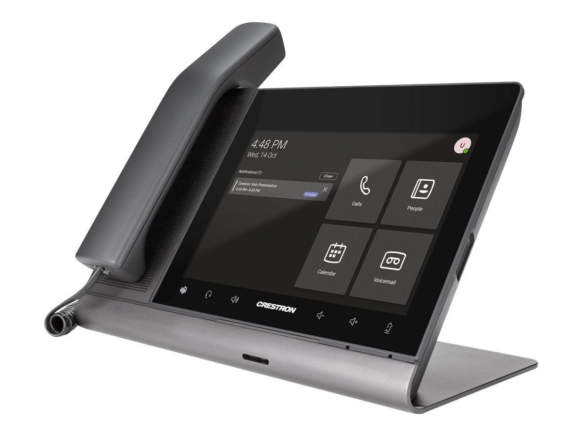 Crestron Flex UC-P8-T-HS - Microsoft Teams - VoIP phone - with Bluetooth interface