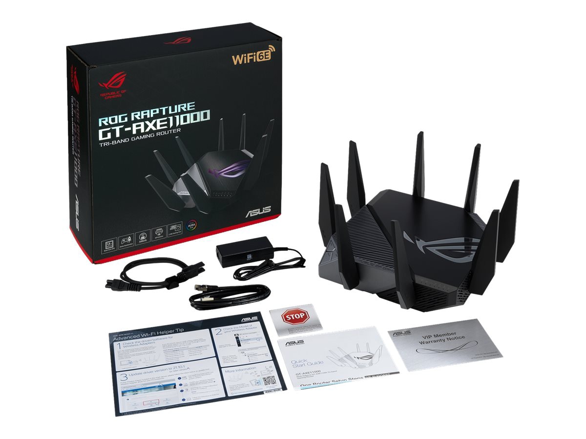 Thumbnail 5 of 10 for ASUS ROG Rapture GT-AXE11000 - wireless router - Wi-Fi 6 - desktop