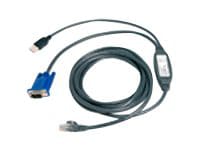 Avocent - video / USB cable RJ-45 - 2.13 m