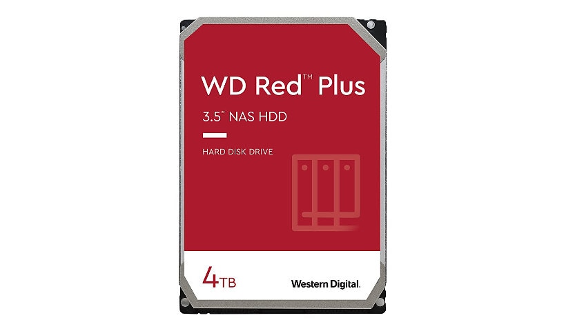 WD Red Plus WD40EFZX - disque dur - 4 To - SATA 6Gb/s