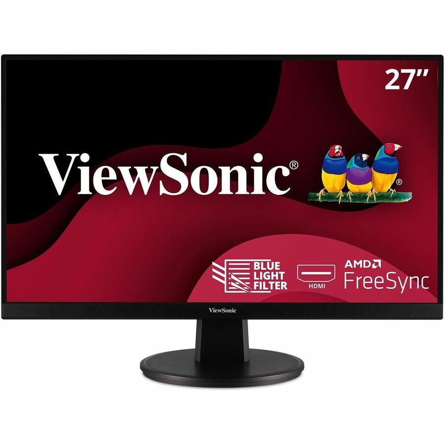 ViewSonic VA2747-MH - 1080p Monitor with Ultra-Thin Bezel, AMD FreeSync, 75Hz, Eye Care, and HDMI, VGA - 250 cd/m&#178;