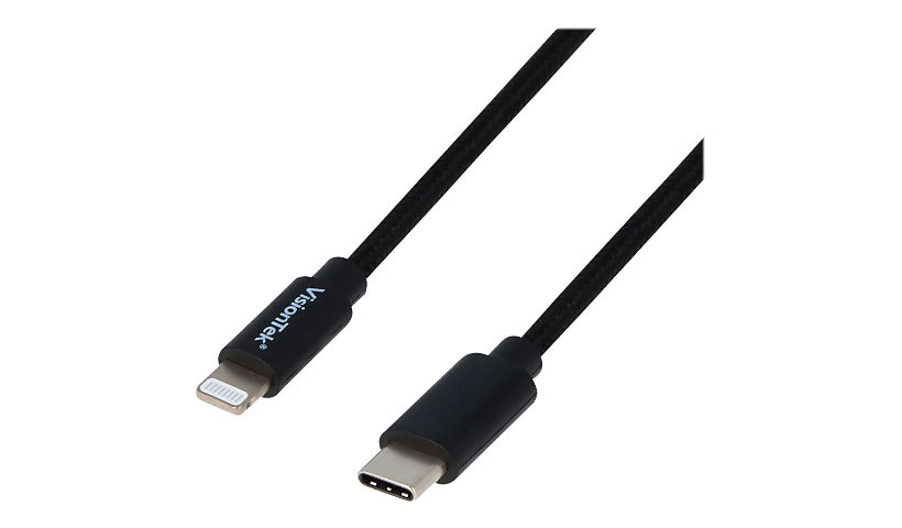 VisionTek USB-C to Lightning MFI 2 Meter Cable (M/M)
