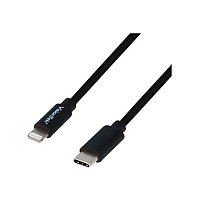VisionTek 2m USB Type-C to Lighting Power Cord - Black