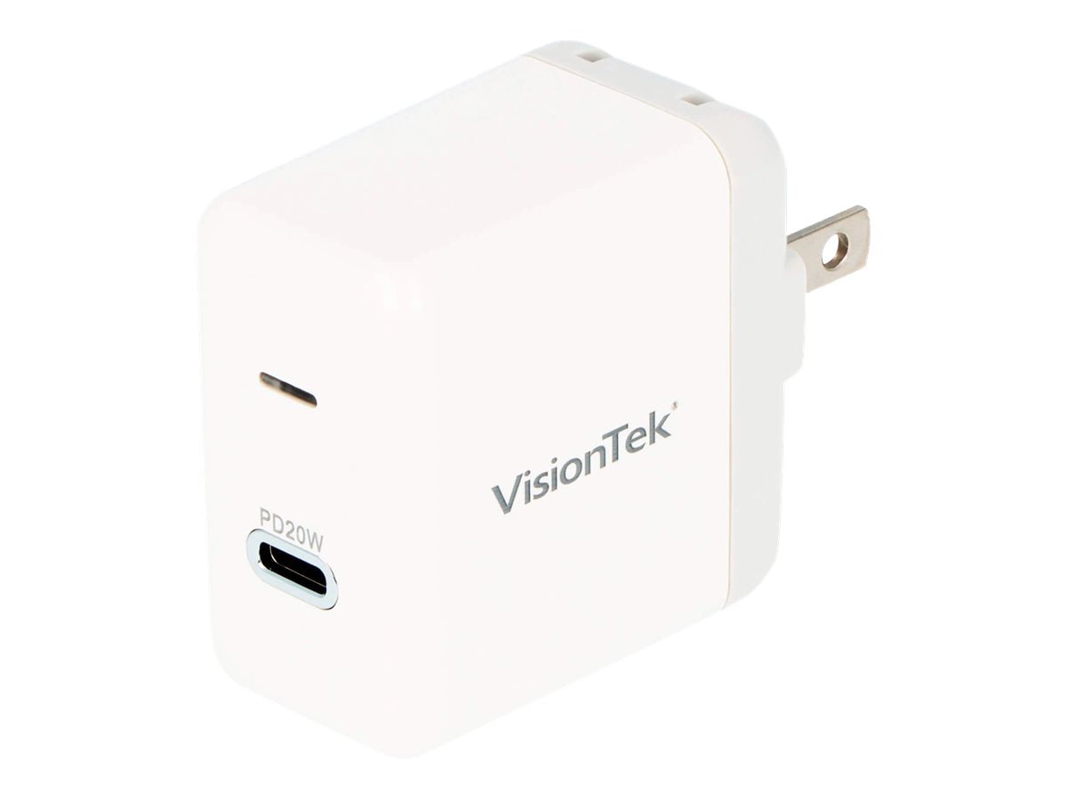 VisionTek 20W USB-C Power Adapter