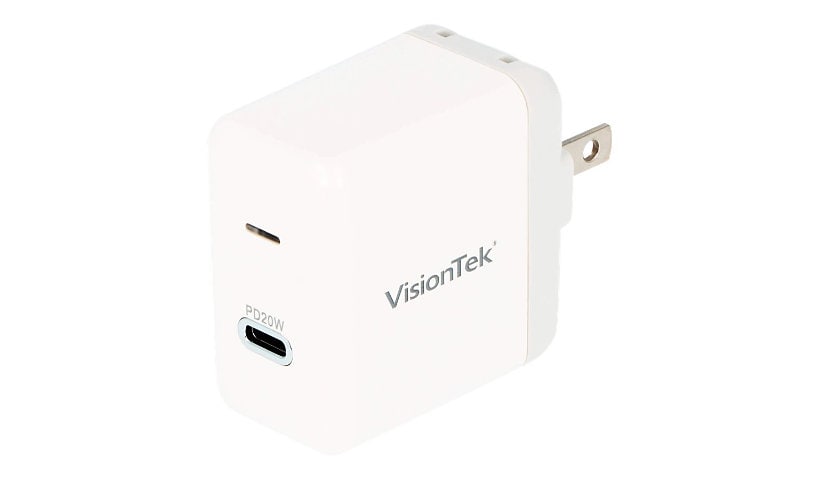 VisionTek power adapter - 24 pin USB-C - 20 Watt