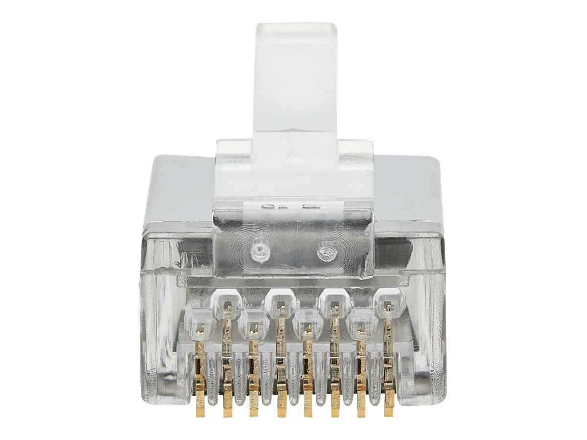 Tripp Lite Ca6 RJ45 Pass-Through FTP Modular Plug 100 Pack