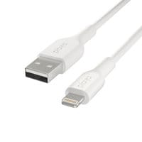 Playa by Belkin Lightning to USB-A Charge Cable MFi-Certified - 3ft - White