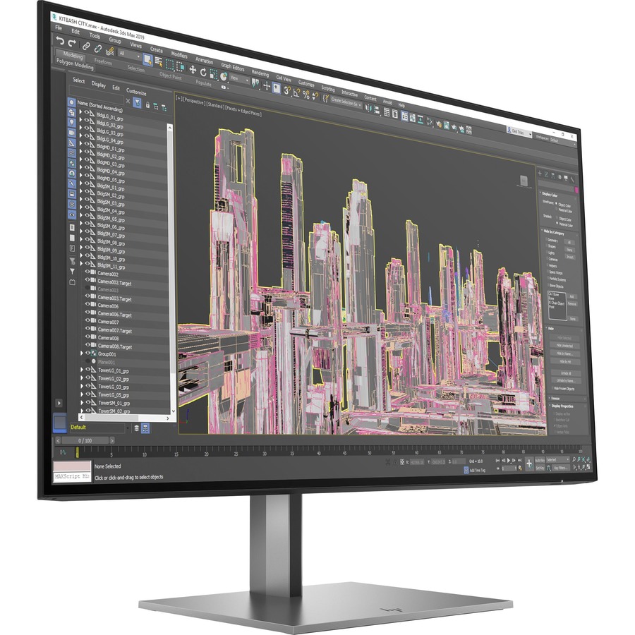 HP Z27u G3 27" Class WQHD LCD Monitor - 16:9 - Black
